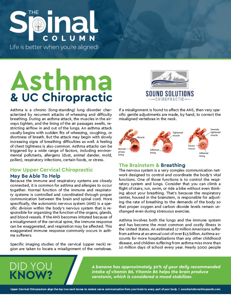 Chiropractic Olympia WA Asthma and Upper Cervical Chiropractic